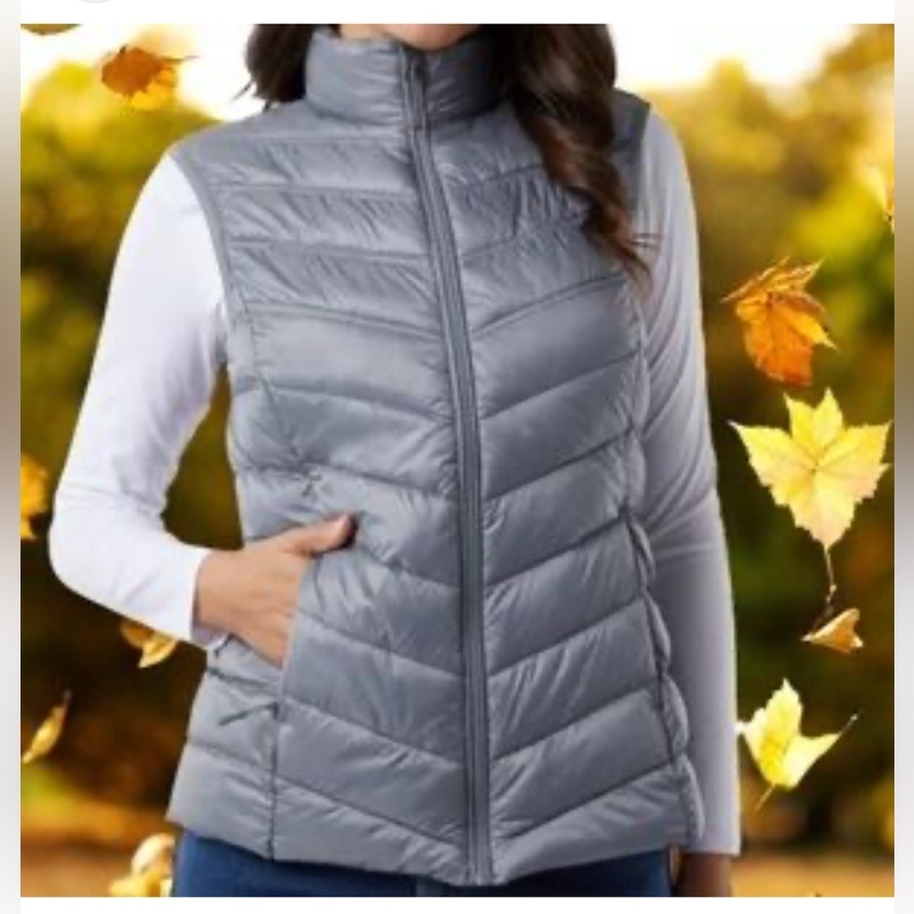 NWT‎ 32 degrees heat lightweight blue vest XL XS